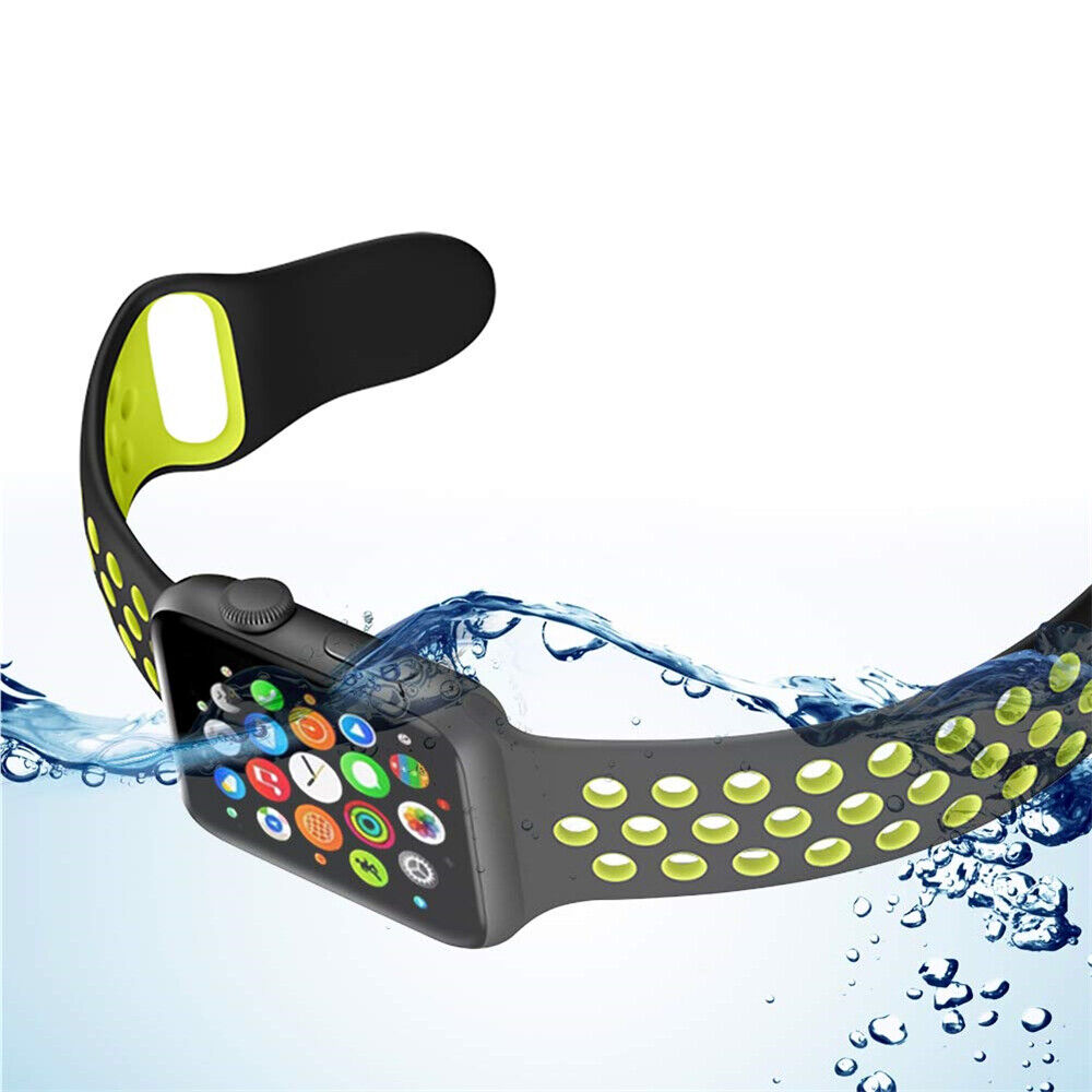 Bracelet de rechange en silicone Nike Sport pour Apple Watch iWatch Bracelet de rechange en silicone Nike Sport pour Apple Watch iWatch